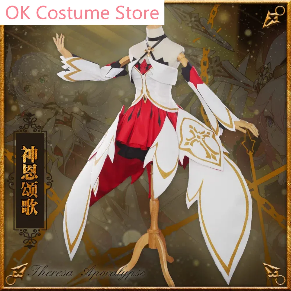 Honkai Impact 3rd Theresa Apocalypse Ode To Divine Grace Women Cosplay Costume Cos Game Anime Party Uniform Hallowen Play Role