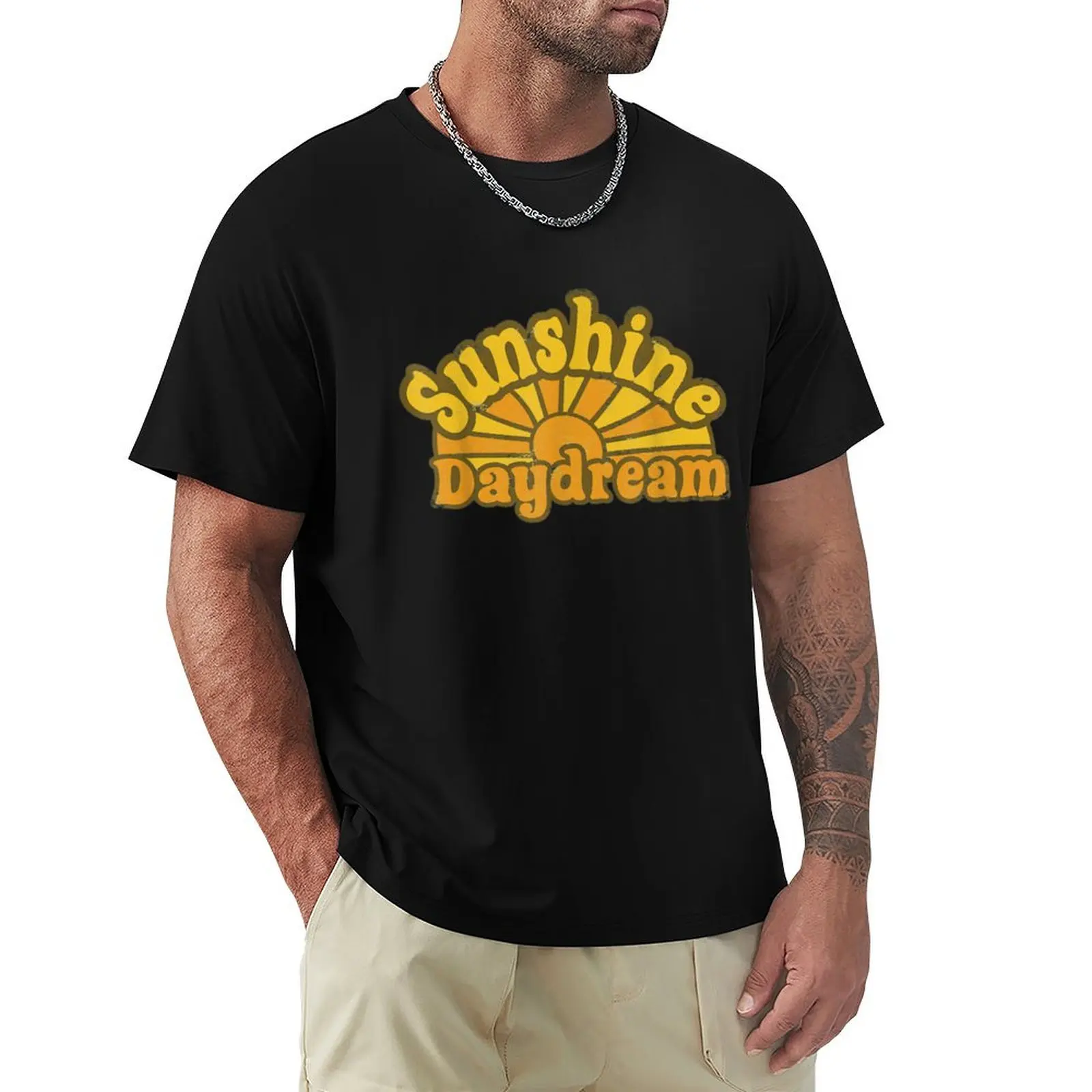Grateful Sunshine Daydream, Sunflower Rock Tee T-Shirt t shirt man casual T-Shirt