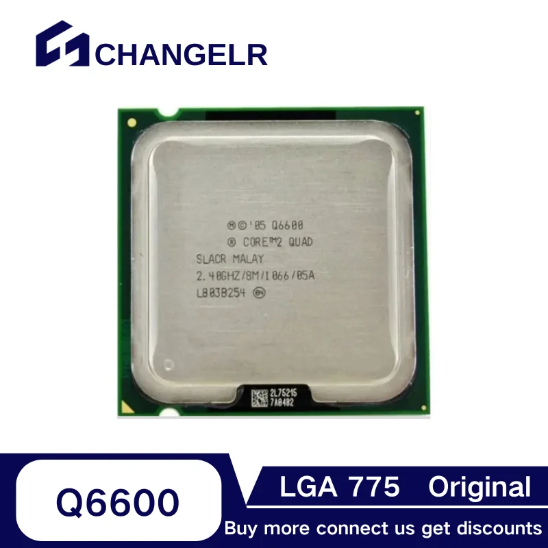 

Процессор Core Q6600 SL9UM 4 ядра 4 потока LGA775 65 нм Cpu2.4GHz65nm 2.4GHz8M LGA775