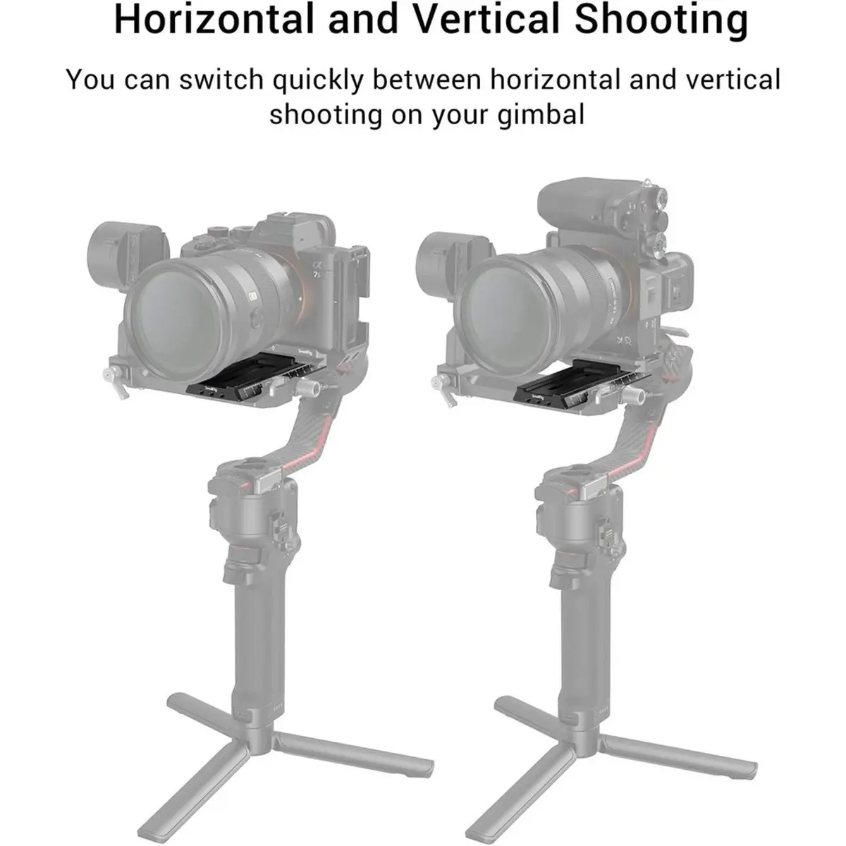PHONE&GEAR 1pc Suitable for 5 4 4 Pro RS3 Gimbal Quick Release Board, Anti Drop Design, Quick Locking