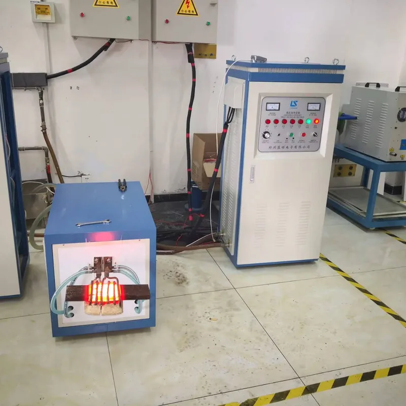 Frequency 100KW Induction Heating Forging Machine With Water Cooling System And High Efficiency
