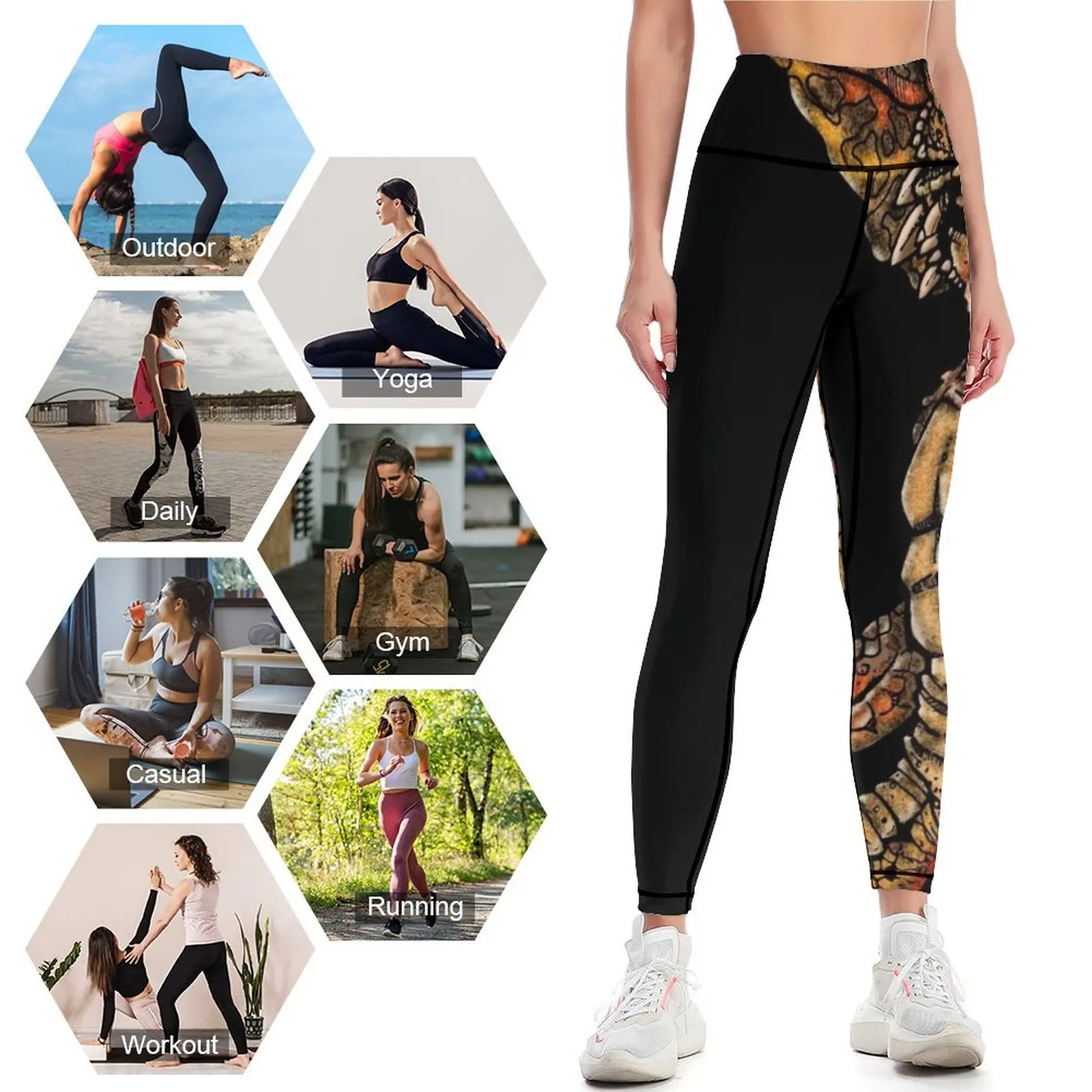 Mulheres Gremlin Bad Leggings, Roupa Fitness, Roupa de ginástica