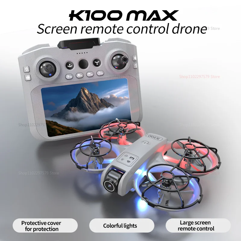 جديد K100 ماكس نظام تحديد المواقع لعبة الطائرة بدون طيار 8K كاميرا شاشة كبيرة التدفق البصري HD كاميرا مزدوجة تجنب العوائق لعبة هدية التصوير كوادكوبتر