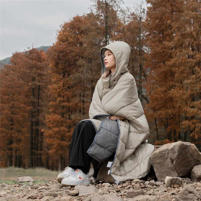 

2525+ Cloak Adult Sleeping Bag Outdoor Adult Camping Sleeping Bag Thickened Cold Cloak Sleeping Bag Camping Quilt