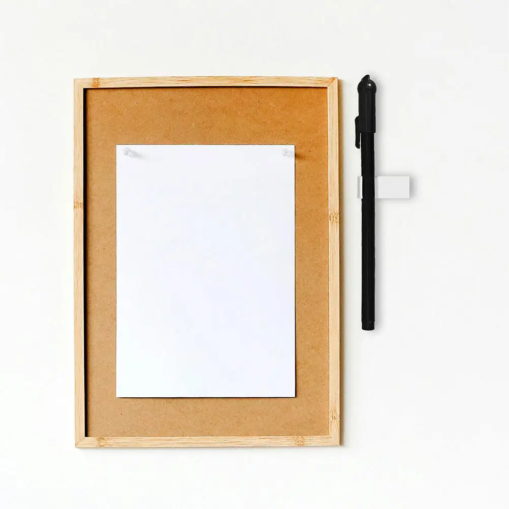 

30Pcs Sturdy Plastic Pen Clip for Whiteboard Markers Dry Erase Board Holder Pen Buckle Easy Install Organizing