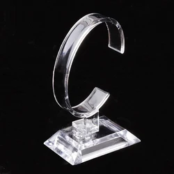 High Flexible Clear Acrylic For Men Women Watch Display Stand Watch Holder Watch Showcase Wacth Showing Rack Detachable