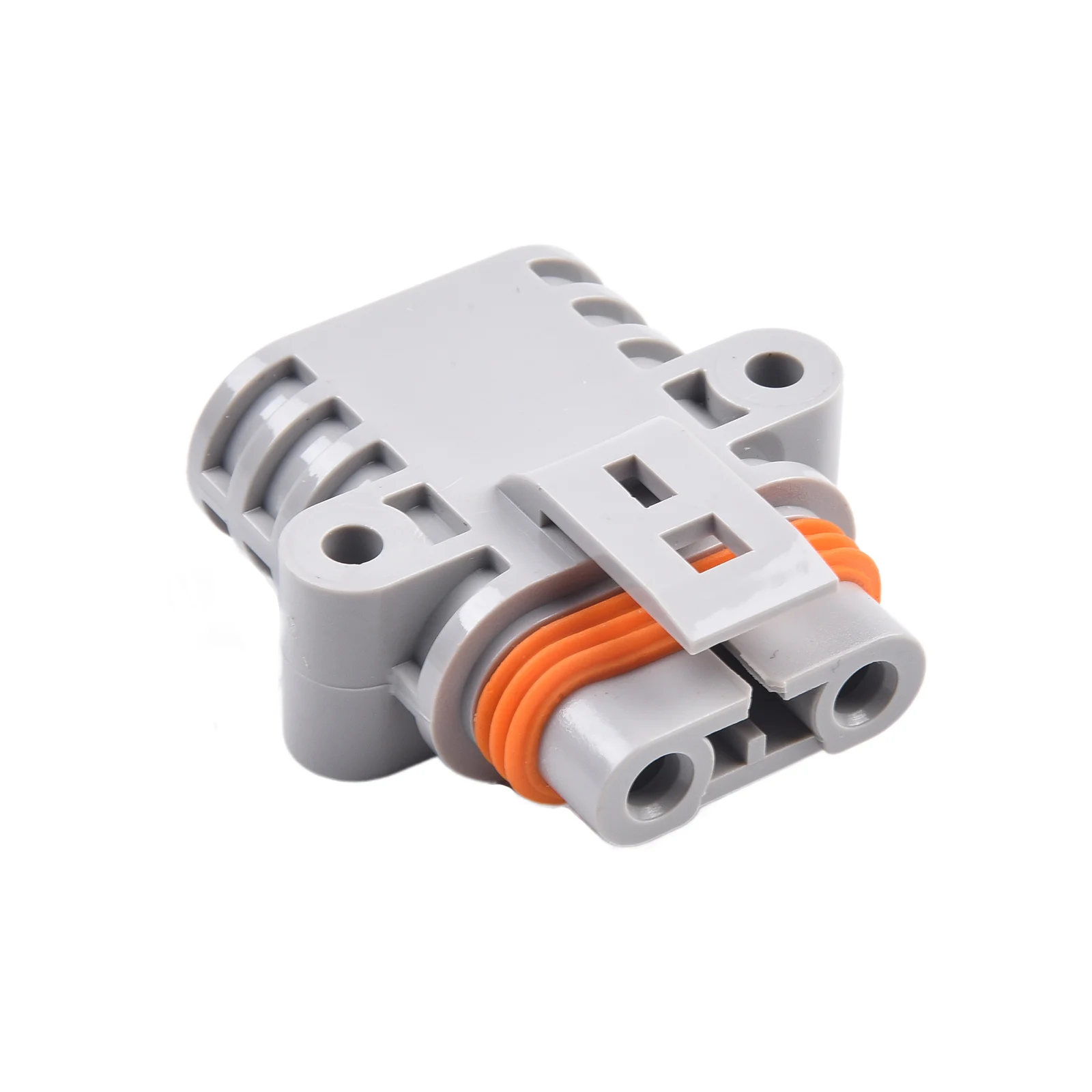 Male + Female Connector 50A 600V PPO UL94-V0 Waterproof -20°C To 105°C 1 Set 10mm² Wire Diameter Dustproof Gray