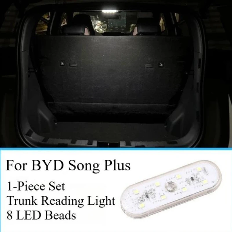 For BYD Song Plus Special Led Reading Light Rear Rear Seat Roof Light Interior Modified Car Ambient Light Car Accessories