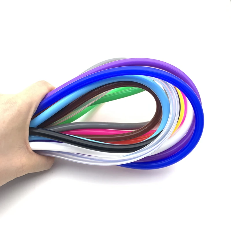 3Meter ID2 3 4 5 6 7 8 9 10 12mm Silicone Tube Flexible Rubber Hose Food Grade Soft Drink Pipe Water Connector Colorful Plumbing