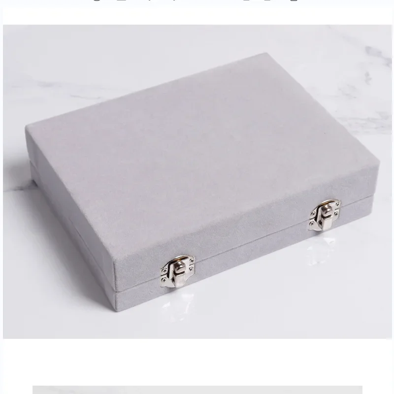 Jewelry Storage Box Earring Ring Necklace Jewelry Display Box Jewelry Classification Dustproof Transparent Flip Lid Jewelry Box