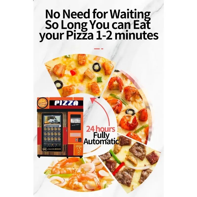 Fast Food Smart Technology Fully Automatic Pizza Vending Machine Different Size High Quality Good Price Hot Sale