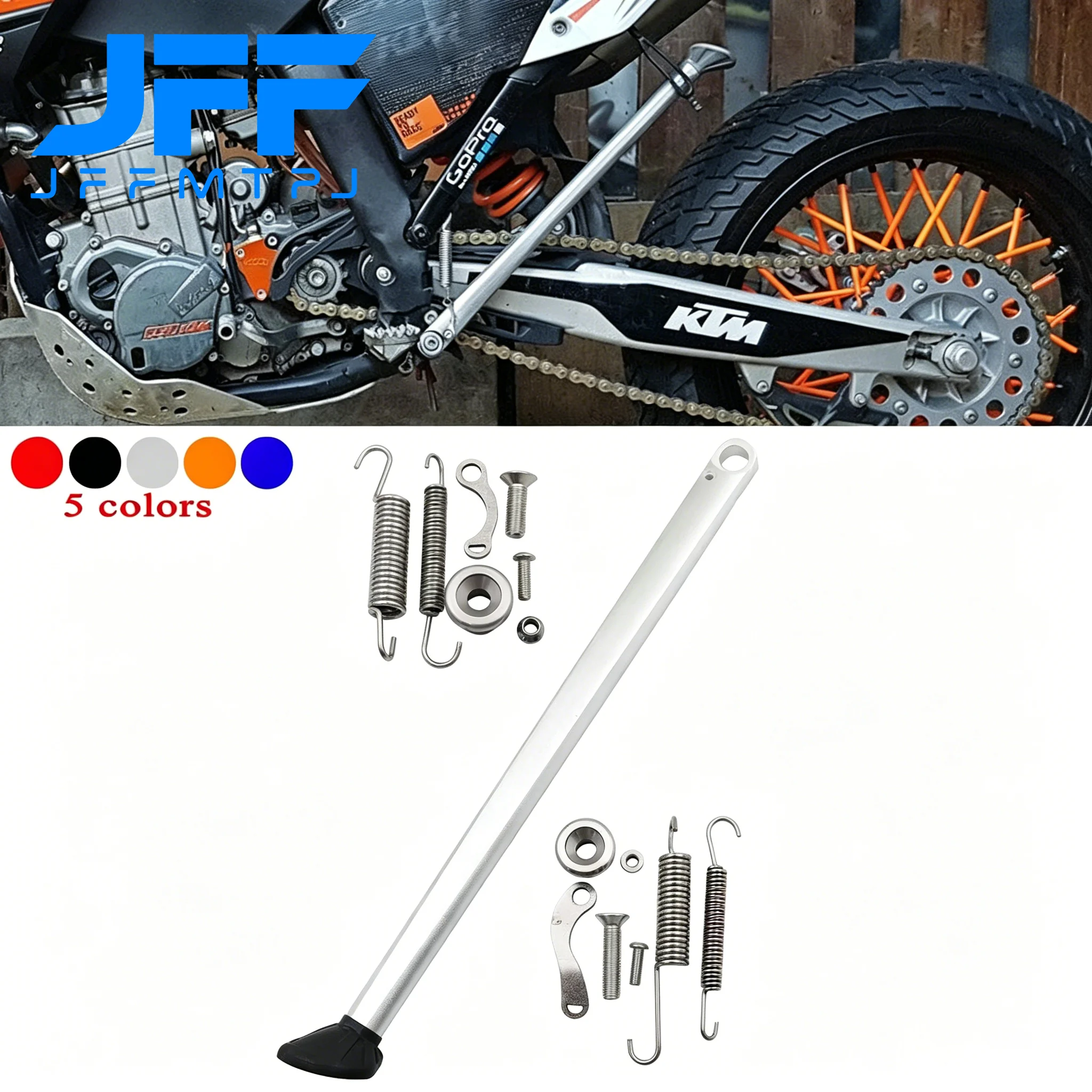 Cavalletto laterale per moto per KTM EXC EXCF XC XCW XCF XCFW TPI SEI GIORNI 125 250 350 400 450 500 2017-2023 Husqvarna GasGas