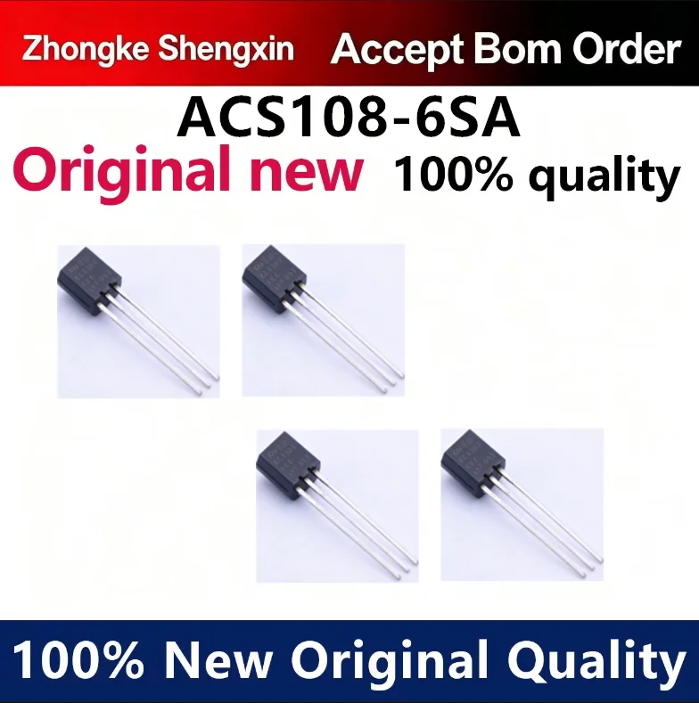 （5pcs-10pcs）Haier fully automatic washing machine thyristor ACS1086S ACS108-6SA TO-92 bidirectional thyristor tube