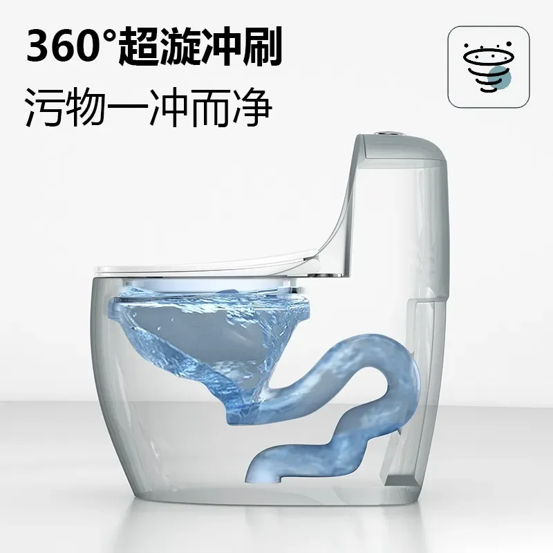 Household Small Size Toilet Large Diameter Super Swirl Siphon Water Saving Silent Odor Proof Ceramic Wholesale Project