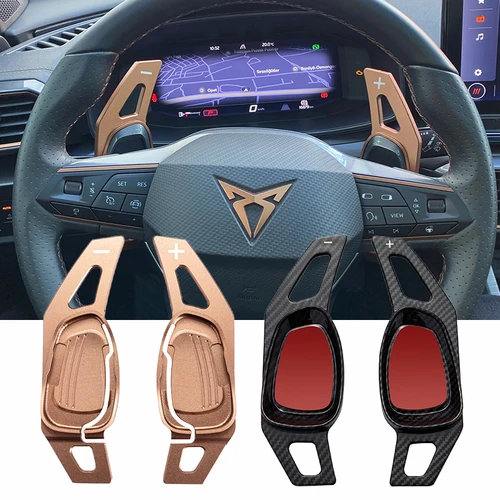 Paletas de cambio para Cupra Formentor 2019 Cupra Ateca Leon e-híbrido 2020 2021 2022, accesorios para extensión de engranajes DSG para volante de coche