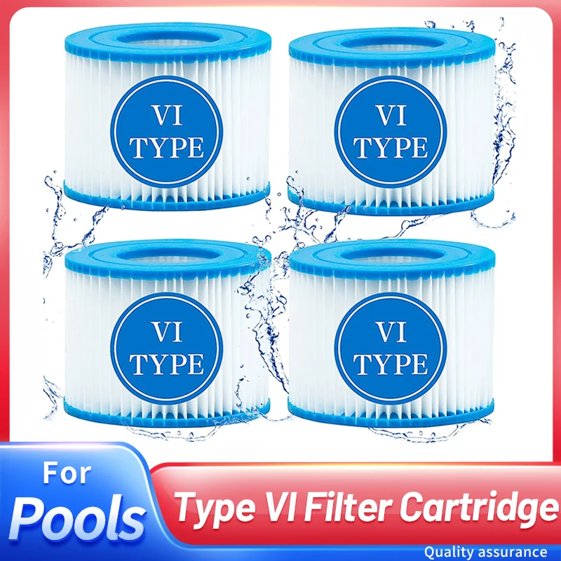 Für Typ VI Filter Whirlpool und SPA Filter Ersatzkartusche. Kompatibel mit Typ VI 90353E, 58323E, 53323, Lay-Z-Spa