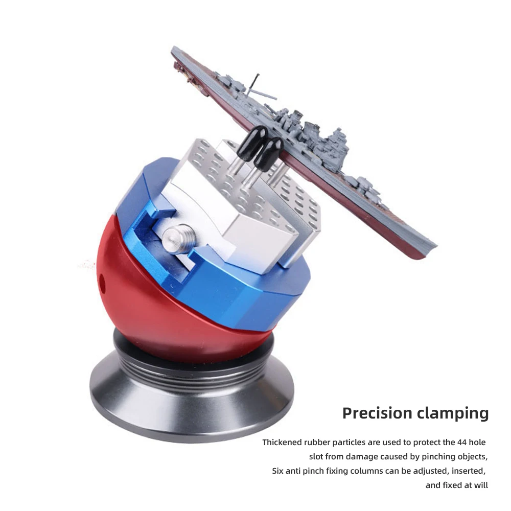 360 °   Morsa a sfera CNC universale per accessori per strumenti di costruzione di hobby modello Morsa sferica CNC per strumenti di pittura per levigatura di modellazione fai-da-te