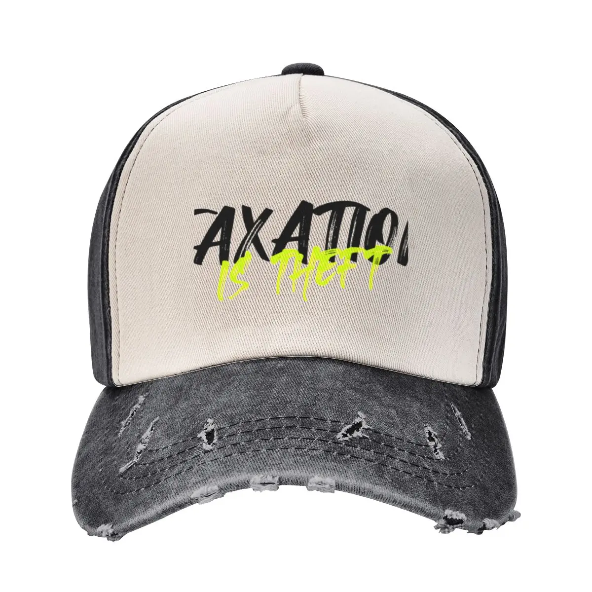 

Taxation is theft Baseball Cap Unique hats Military Cap Man fishing caps man Visor Women Men's