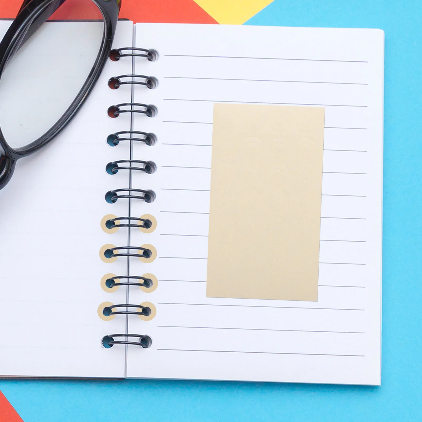 

280pcs Hole Reinforcement Stickers For Loose-Leaf Paper Repair Torn Binder Holes In Notebooks Calendars School Office Supplies