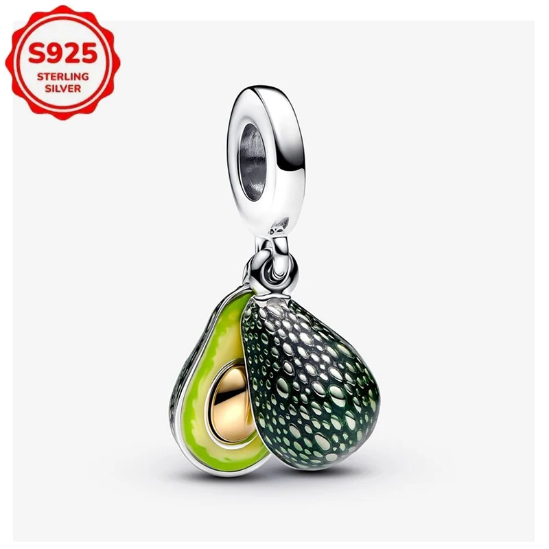 925 Sterling Silber Charms Bunte Emaille Schmetterling Plumeria Blume Sonne Mond Stern Anhänger Perlen Damen Armband DIY Schmuck Geschenk