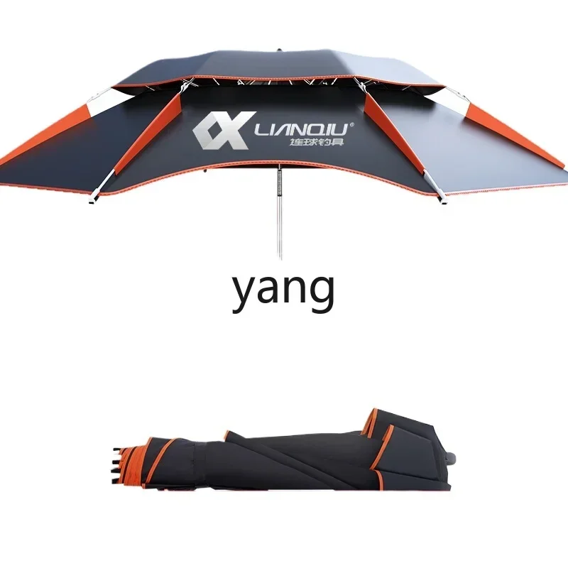 xyy fishing umbrella large fishing umbrella three folding universal outdoor fishing umbrella sunshade