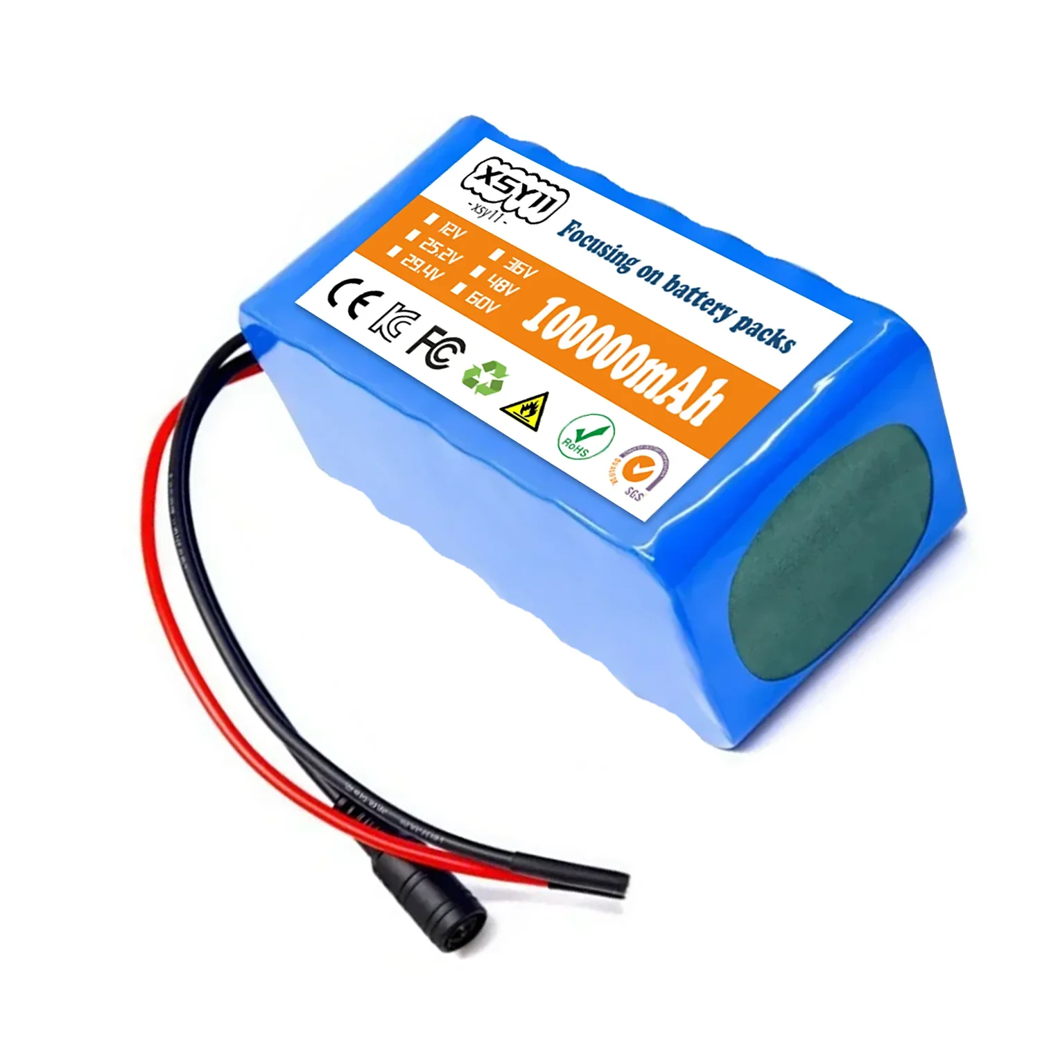 24V 7S3P 100000mAh 18650 Li-ion Battery Pack 29.4V Wheelchair Battery 24v lithium battery Fast Charging For Ebike Solar Drone