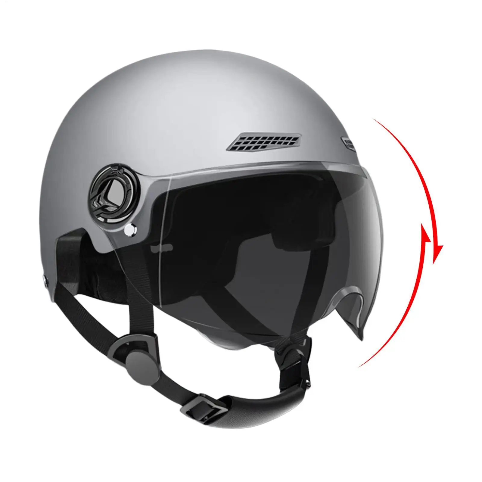 뜨거운 자전거 안전 헬멧 3C 인증 자전거 헬멧 남자와 성인 전기 자전거 오토바이 하프 헬멧 고글