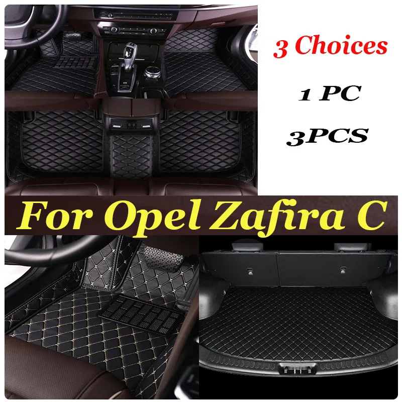 

Car Floor Mats For Opel Zafira C 2019 2018 2017 2016 2015 2014 2013 2012 5 seats Carpets Custom Auto Interior Accessories Cover