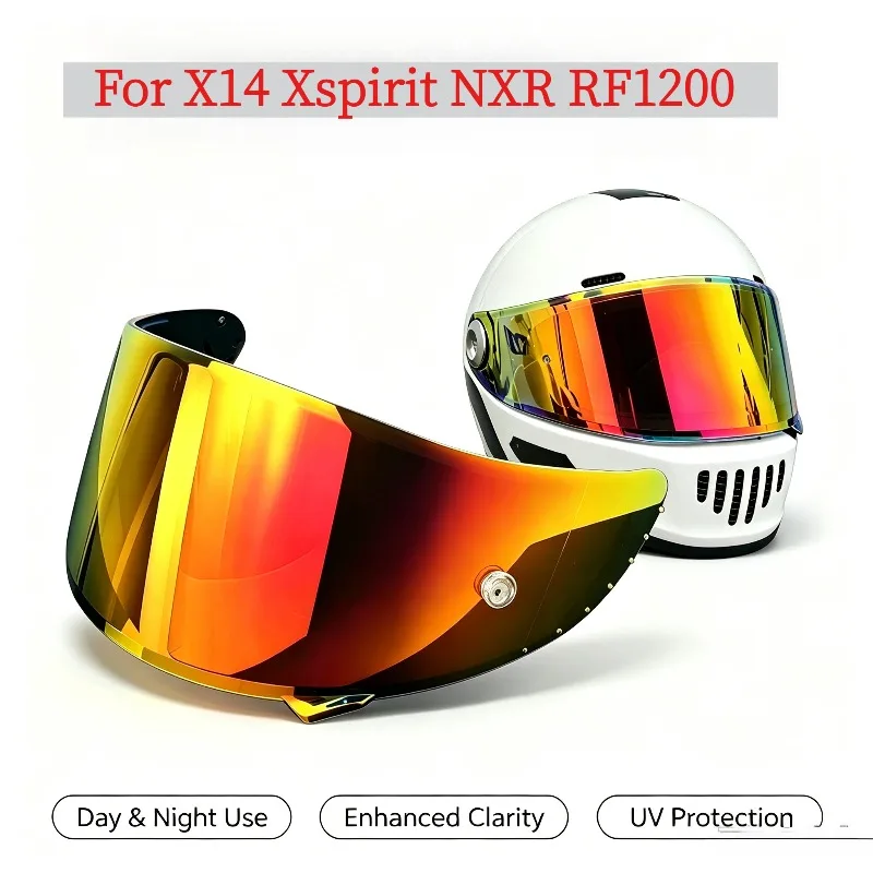 Z7 Small Nail Buckle Helmet Lens Suitable for X14 Xspirit NXR RF1200 UV Protection Day and Night