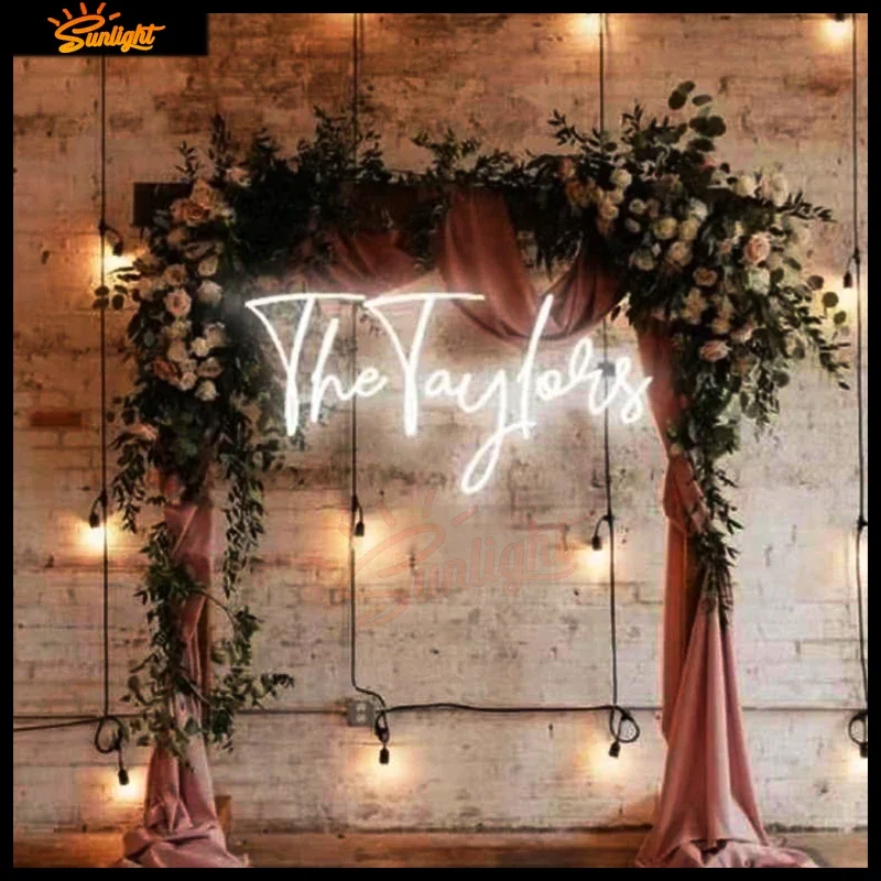 Custom Neon LED Night Light Signs Shop Pub Store Game Bed Room Wall Decor Wedding Birthday Party Restaurant Decoration