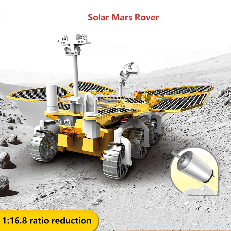 Educational Assembly Science Tech Puzzle Toy Teaching Institutions DIY Solar Powered Motorized Engine and Gears Kid Gift