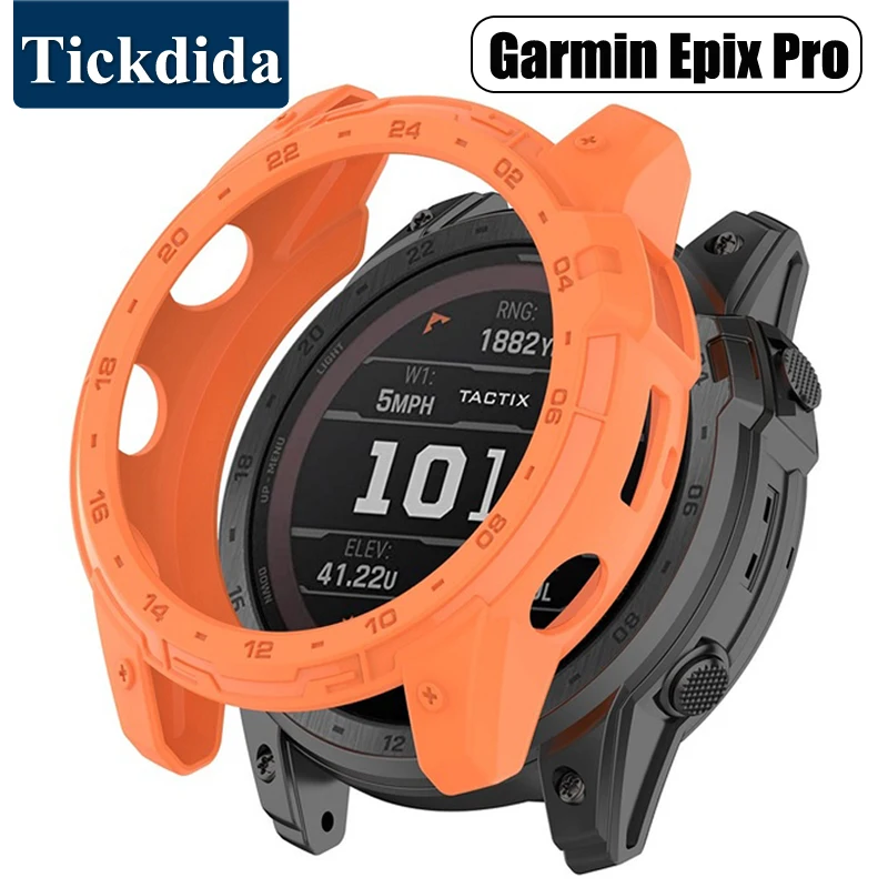 

Silicone Protective Case for Garmin Epix Pro 51mm 47mm 42mm Cover Smart Watch Soft Protector Cover Shell Accessories