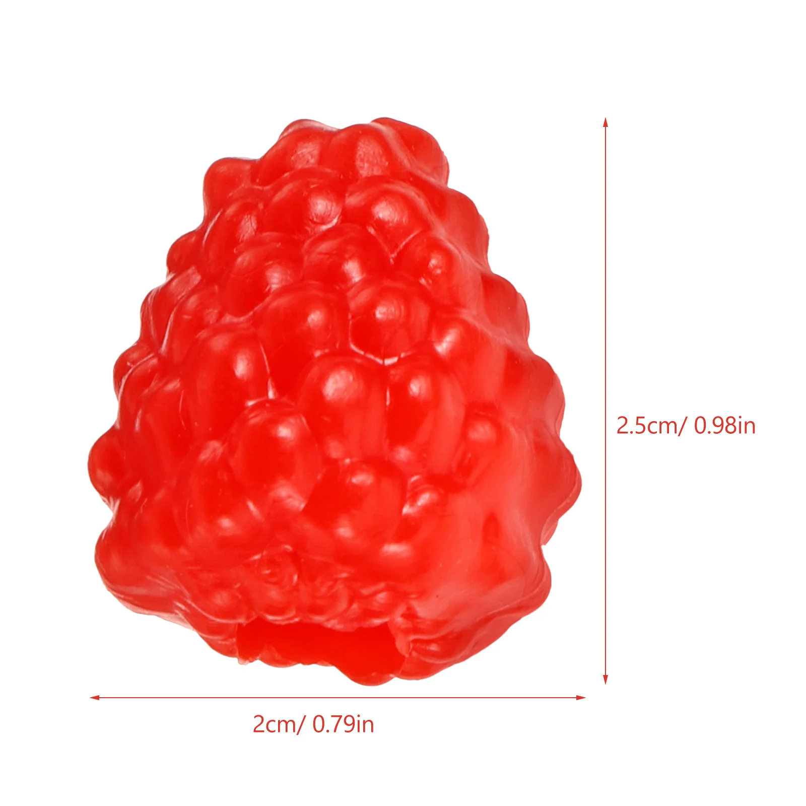 40 Pcs Home Decoration Ornaments PVC Raspberry Fruit Artificial Model Plastic Soft Simulated Adornment