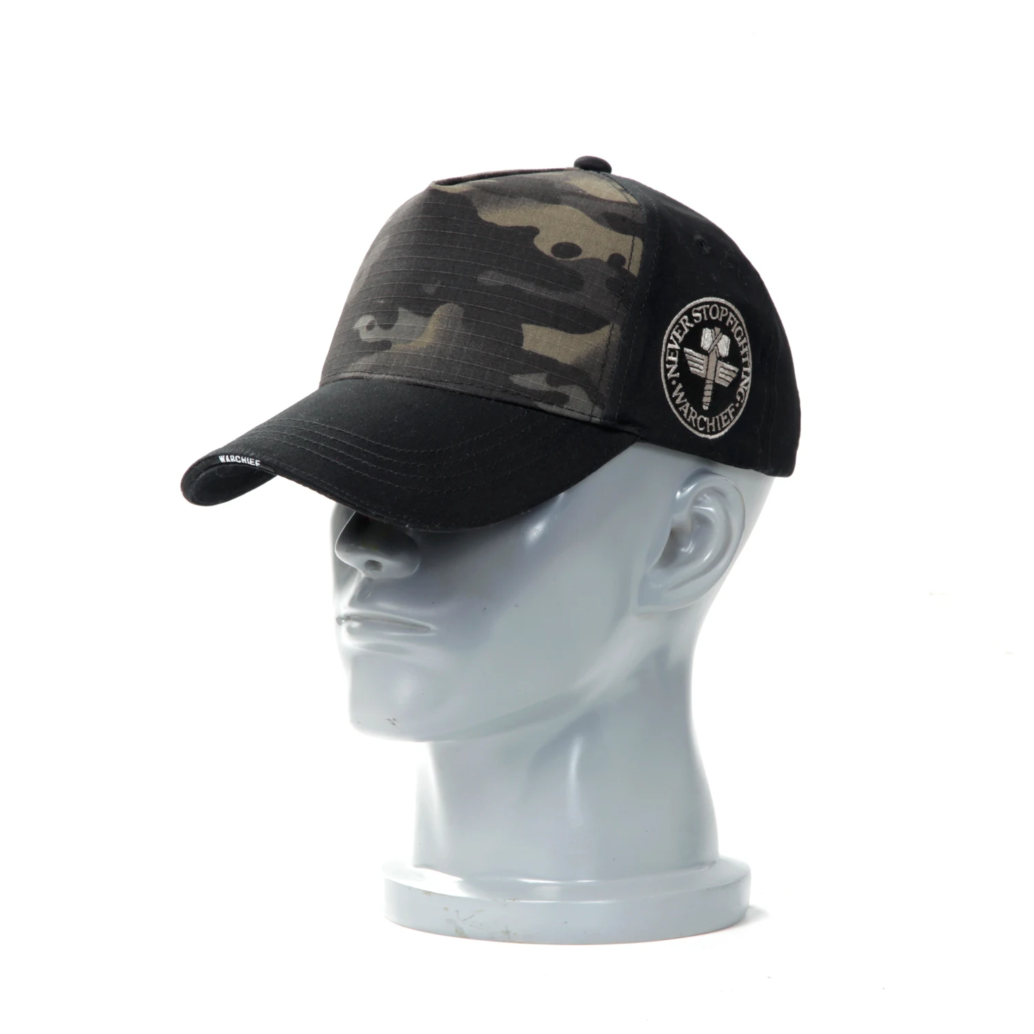 Warchief Tactical Camouflage Hat Baseball Caps Adjustable Outdoor Sports Sunscreen Cap Unisex Breathable Hunting Cap Fishing Hat