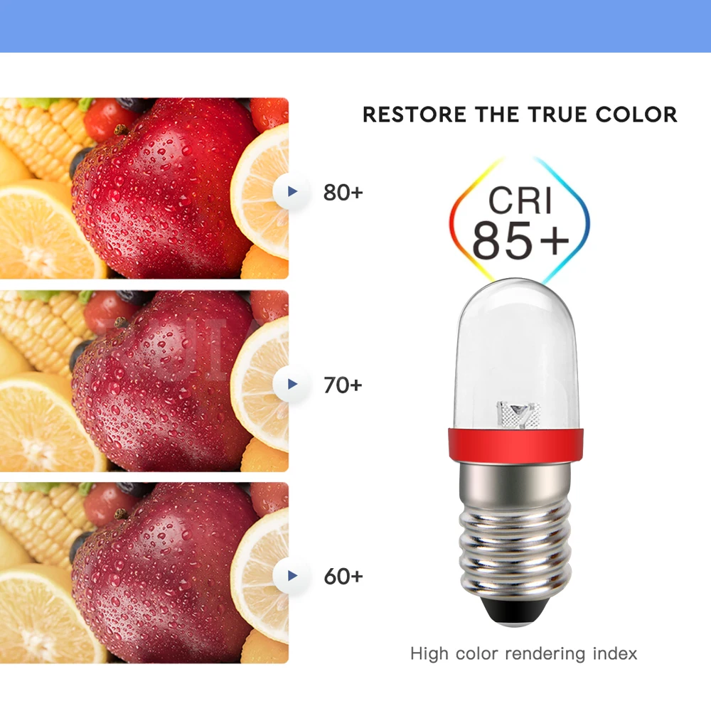 Ruiandsion E10 Mini Screw LED Indicator Bulb 220-240V for Marine Industrial Machinery Signal Lamp White Red Green Blue WarmWhite - view 4