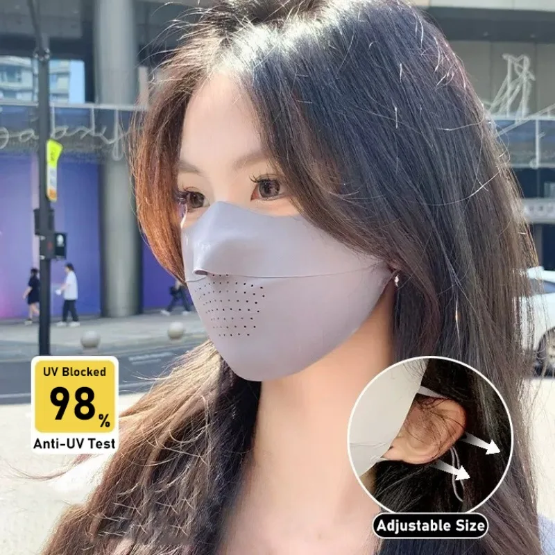 Summer Ice Silk UV Face Mask 2