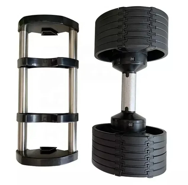 Juegos de mancuernas ajustables de 40 kg para hombres, equipo de entrenamiento de gimnasio de hierro y acero de 90 lb