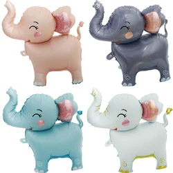 3D Standing  Elephant Aluminum Film Balloon Birthday Party Decorations Supplies Baby Shower Wedding Theme Party Balloon