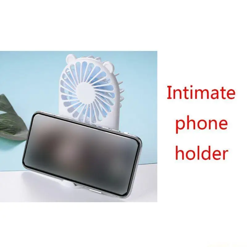 

D0AB Портативный мини-воздушный охладитель Бесшумный вентилятор USB Перезаряжаемый небольшой персональный охлаждающий инструмент