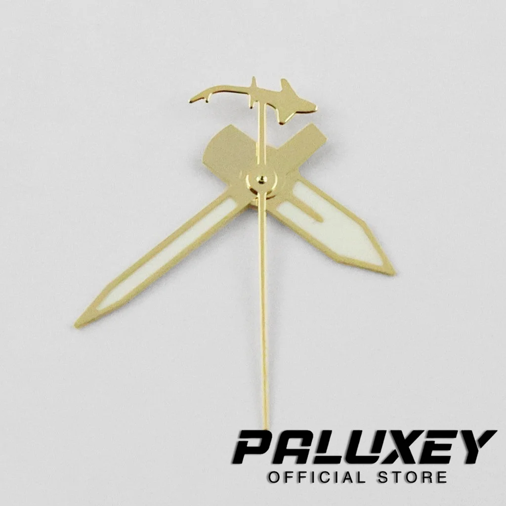 C3 Leuchtende Uhren Zeiger Shark Sekundenzeiger Teile Passend für NH34 NH35 NH36 NH38 NH39 NH70 NH72 Uhrwerk Uhrzeiger