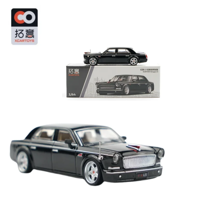 XCARTOYS-Modelo de carro de liga, Bandeira Vermelha L5, Suspensão Inferior, Edição Especial, Brinquedo de Coleção, Exibição, Brinquedo Menino, 1:64