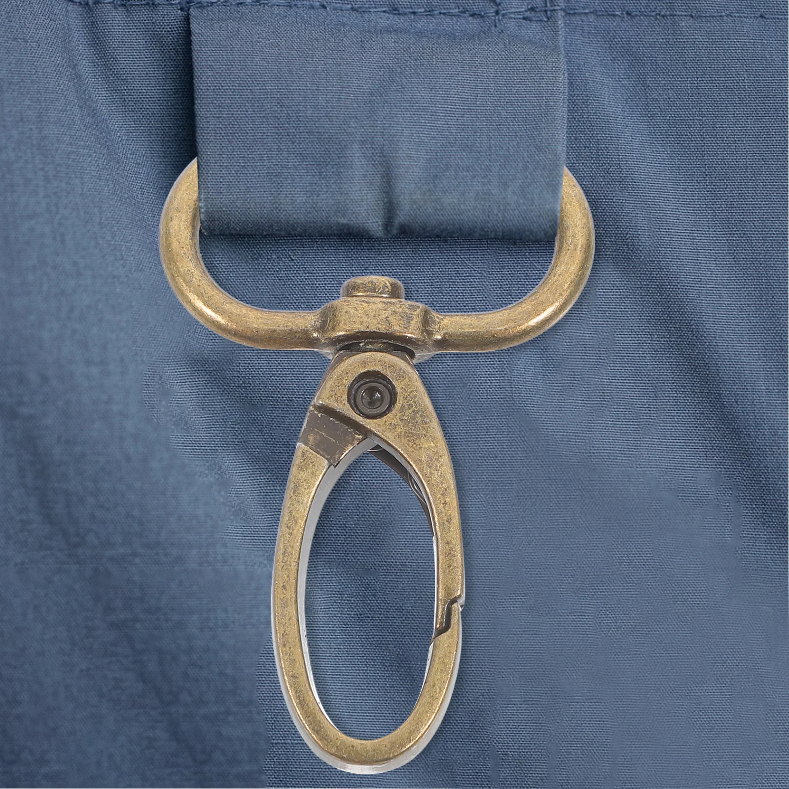 

20pcs Lock Key Ring Bronze 49*25Mm Zinc Alloy Swivel Snap Hook For Keychains Dog Leashes Crafts Diy Lobster Clasp Trigger Hook