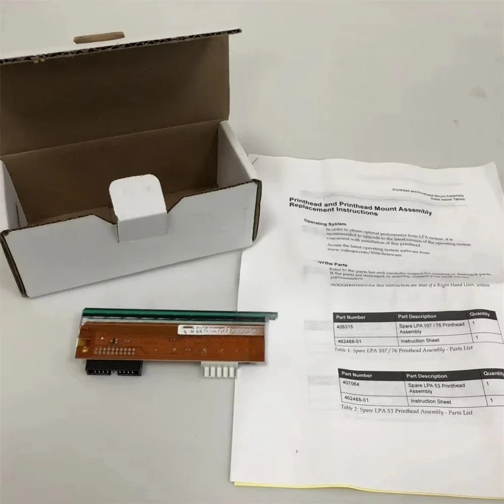 Spare LPA 107 Printhead Assy VJ Tto Print Head 107 mm Original 406315 for VJ Vj9550 Printhead