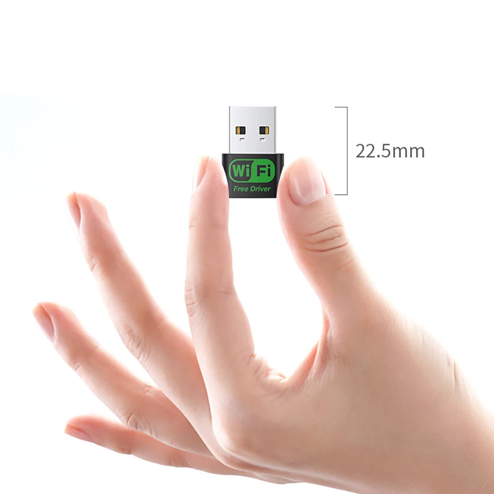 미니 USB Wifi 어댑터 150Mbps 무선 2.4G WiFi 수신기 802.11N 동글 무료 드라이버 MT7601UN 네트워크 카드 데스크탑 노트북 용