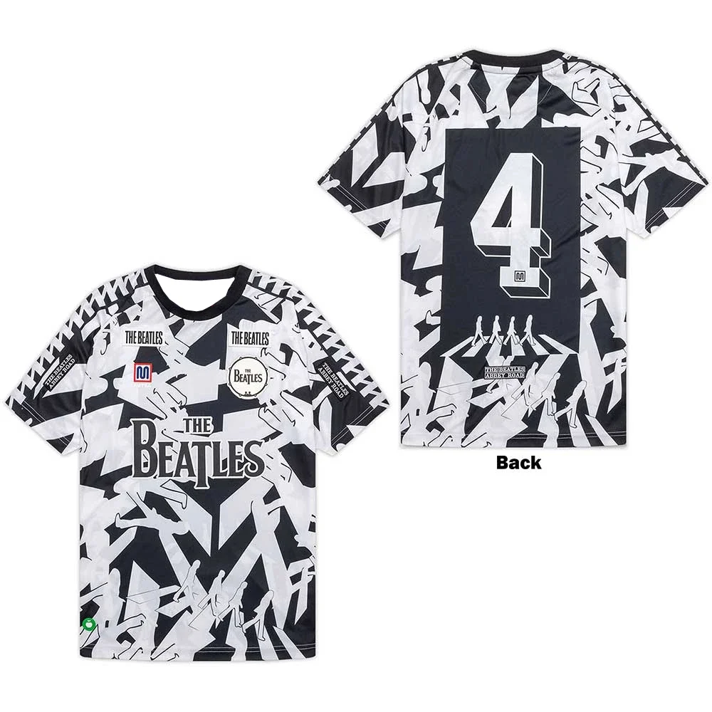 The Beatles Abbey Road # 4 Fußballtrikots Unisex T-Shirt, 2026 Herren Damen Y2k Rock Hip-Hop Stil Atmungsaktives Streetwear-Shirt – Detail 5