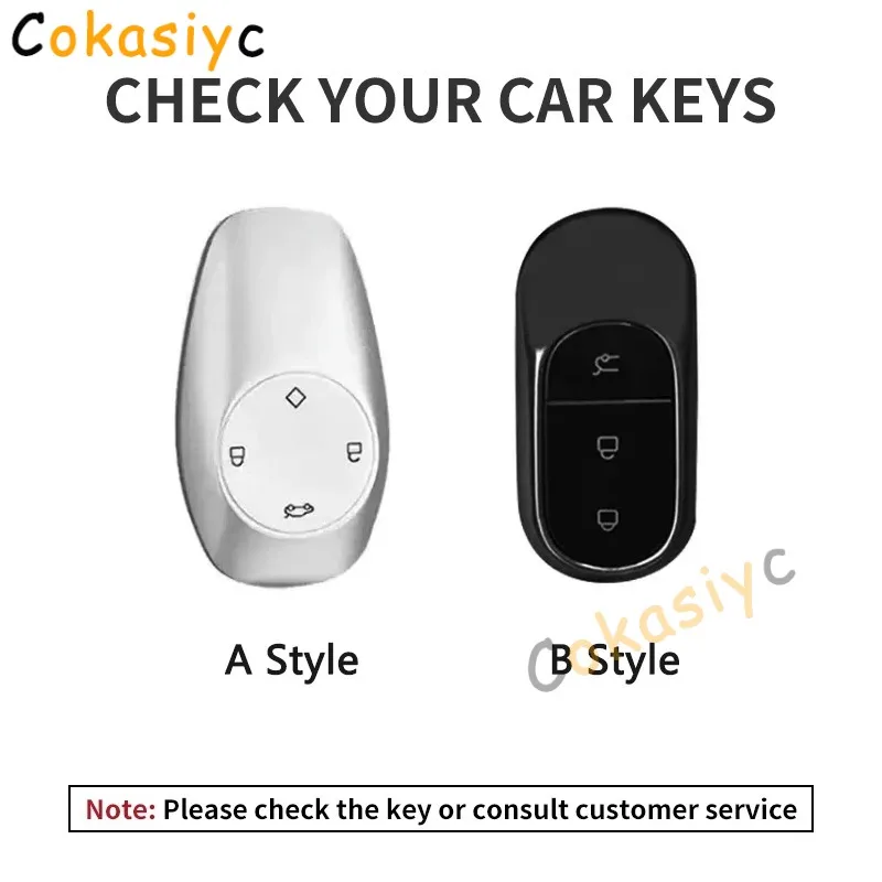 Suede Leather Car Smart Key Fob Case For Leapmotor T03 S01 C11 C01 Type Key Cover Shell Holder Keychain Car Styling Accessories