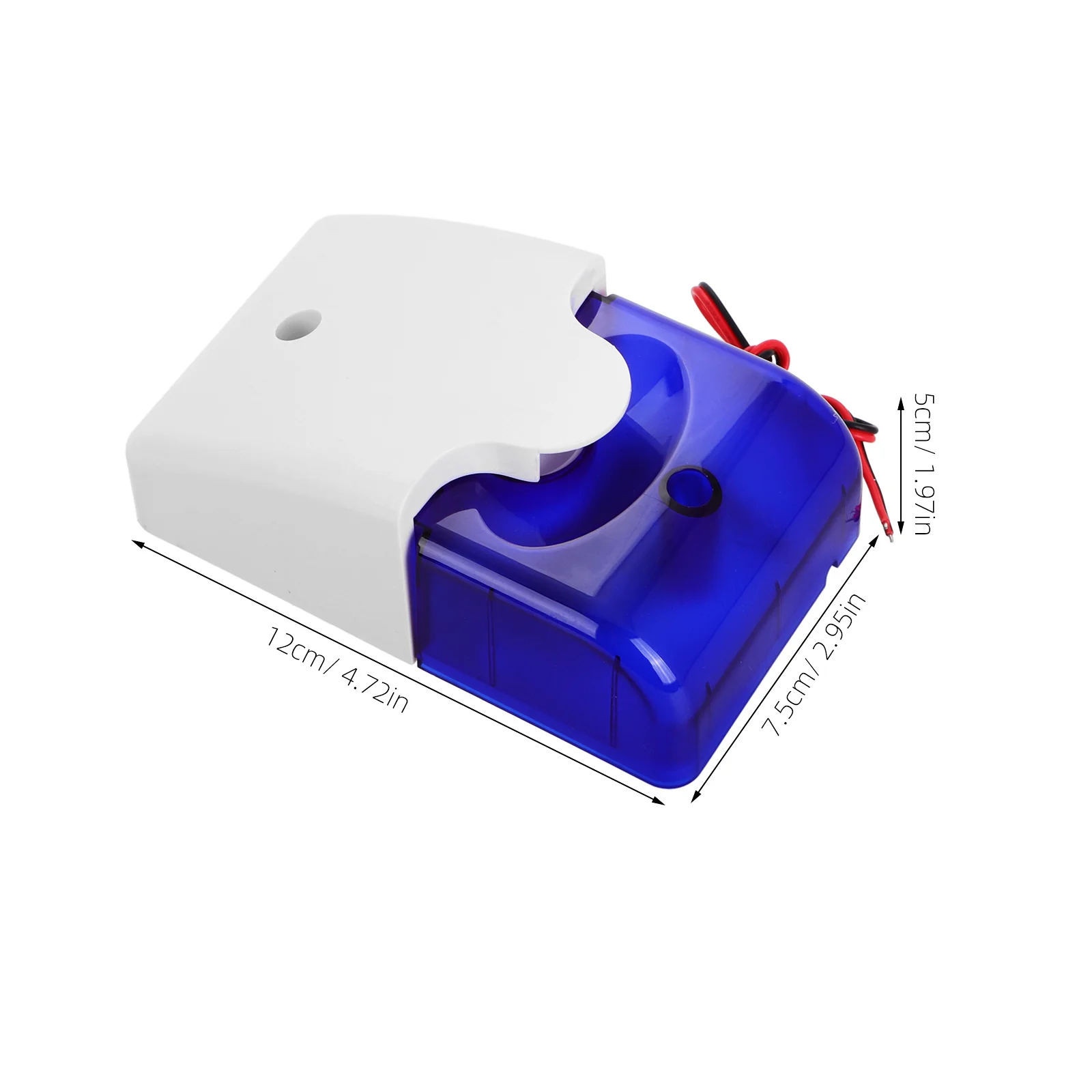 Sound Light System Waterproof Siren Flashing Warning Device For Sound Light Security Warning Home Shop Warehouse Security