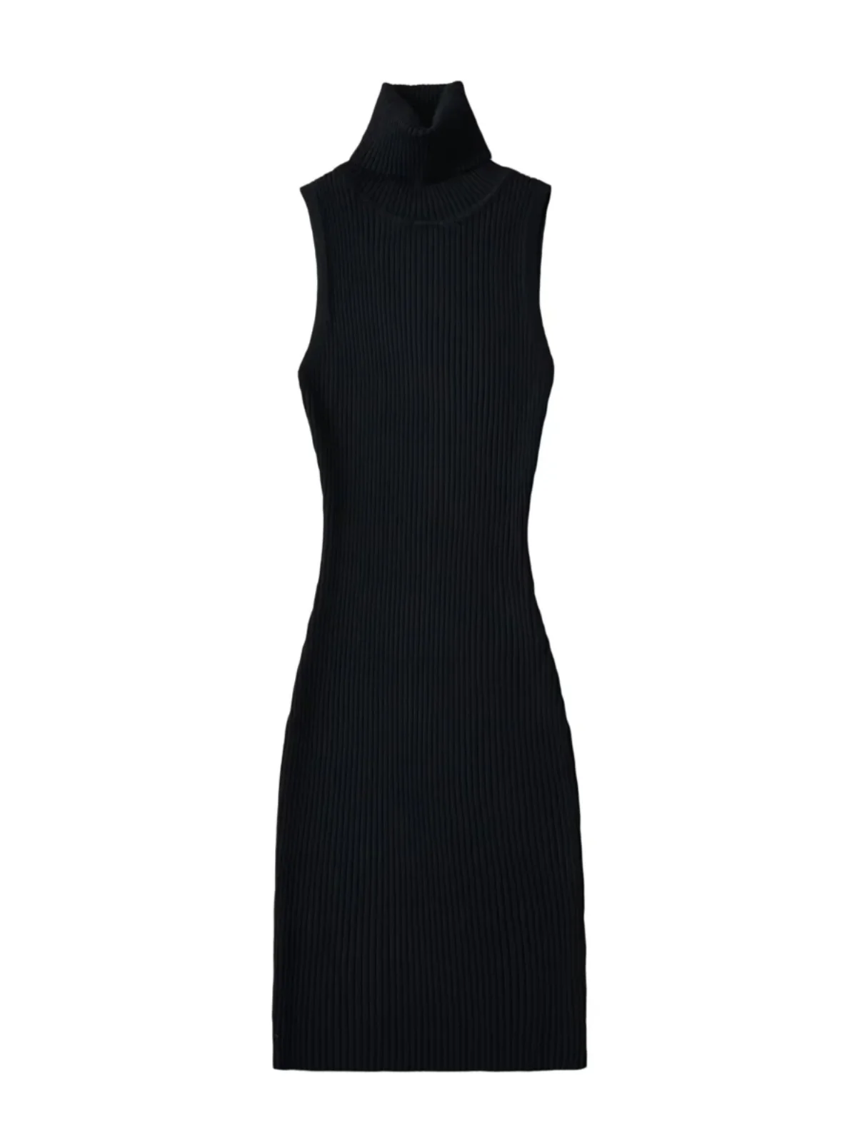 กระโปรงโยคะทรงเข้ารูป คอสูง ผ้าถัก เซ็กซี่ ยืดหยุ่น ทันสมัย สไตล์สาวเปรี้ยว โชว์เอว