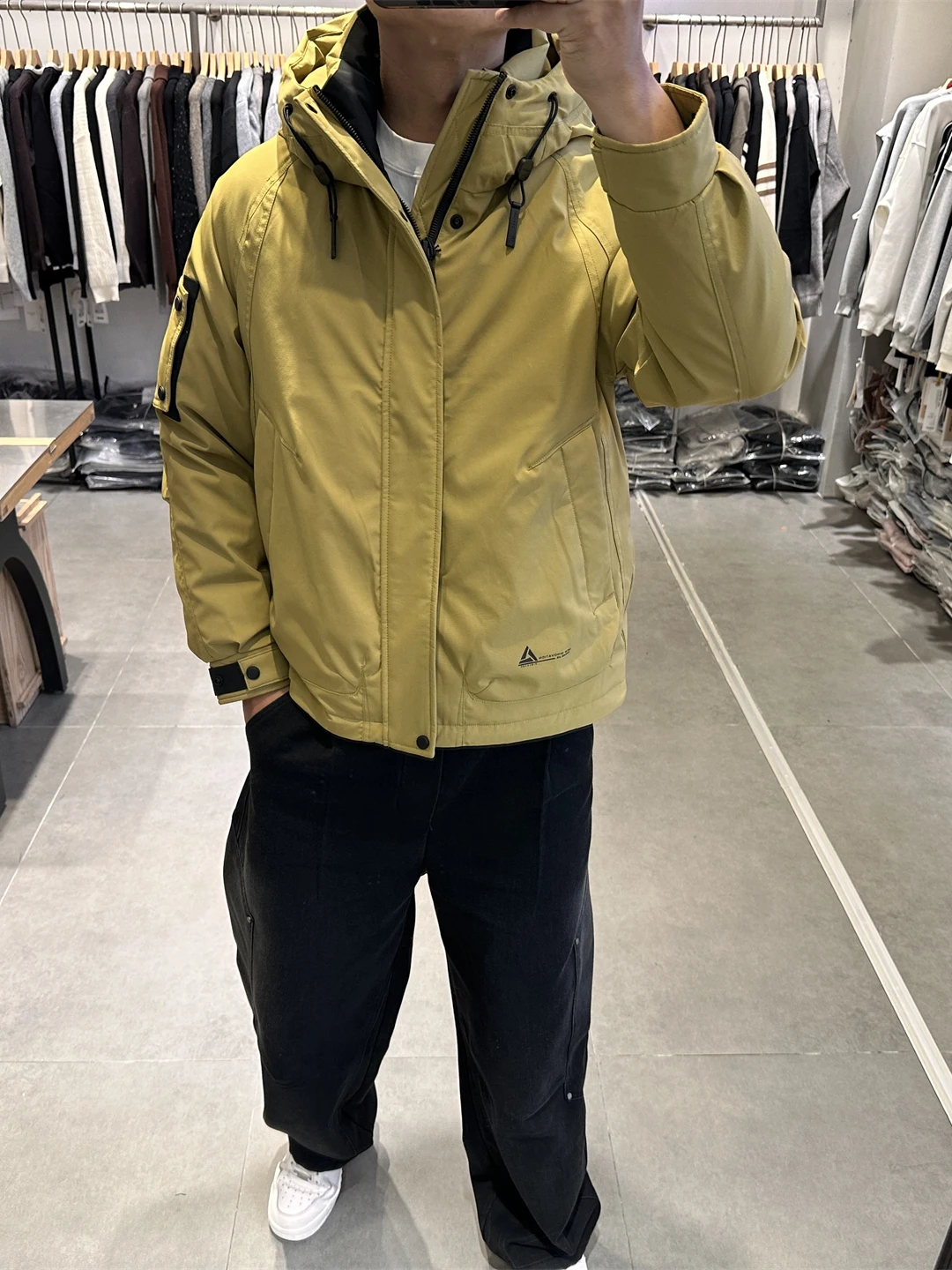 

Мужская зимняя куртка с капюшоном, утепленная пухом, для активного отдыха, ветрозащитная, морозостойкая, белая, повседневная, теплая верхняя одежда