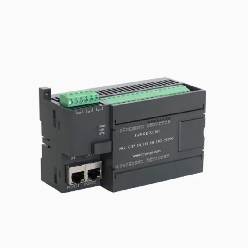 EtherNet/IP integrated remote IO module 16-channel 32-channel digital relay output PLC